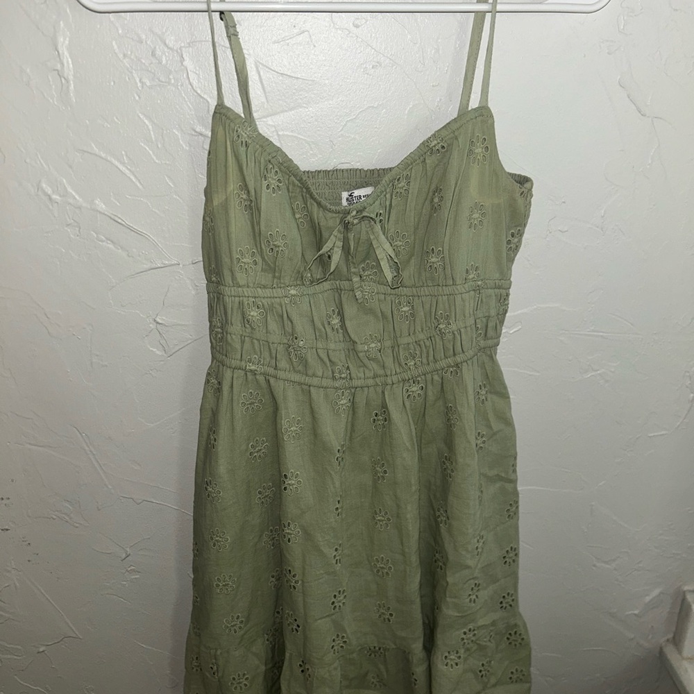 Hollister Green Sleeveless Summer Dress